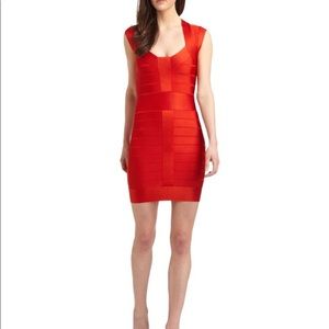 Elegant Red Bodycon Dress